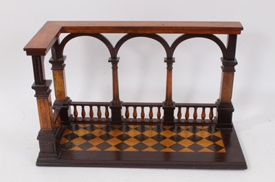 Lot 1318 - Modern architectural model of a veranda