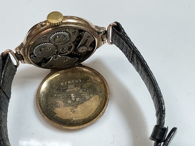 Lot 429 - Early 20th century Rolex gold ladies wristwatch
