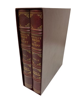 Lot 707 - Michael John Nicholl and Col. R. Meinertzhagen - Nicoll's Birds of Egypt, 1930 first edition, extensively illustrated, presented in fine later binding and slip case