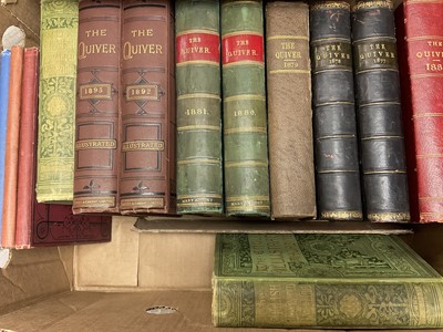 Lot 277 - Box of Victorian bound periodicals