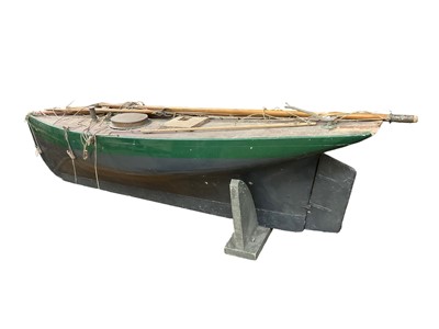 Lot 124 - Scratch built pond yacht 'Albert'