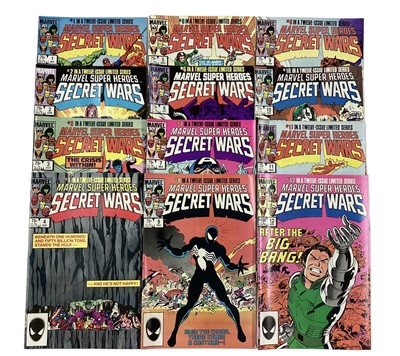 Lot 30 - Marvel Comics Secret wars (1984 and 1985). Complete run from issues 1 - 12. To include issue 8, origin of symbiote suit. Together with the complete limited series of Secret Wars 2