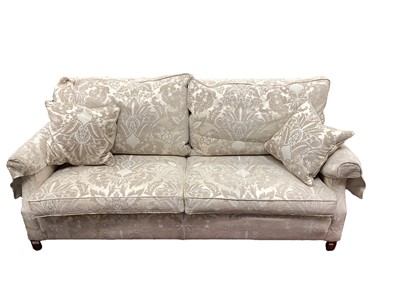Lot 1149 - Good quality Duresta two seater settee 184cm wide, together with a matching armchair