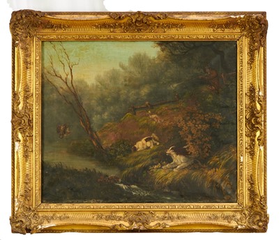 Lot 818 - Circle of Philip Reinagle (1749-1833) oil on canvas - Woodcock Shooting, 51cm x 61cm, in gilt frame