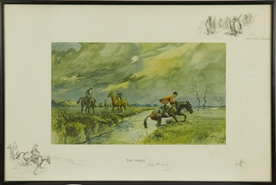 Lot 848 - Snaffles, Charles Johnson Payne (1884-1967) signed print - The Panee, The P.V.H., signed in pencil, 49cm x 74cm, in glazed frame