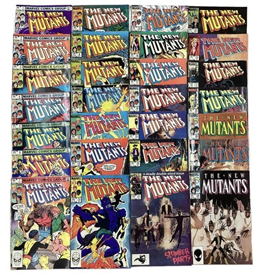 Lot 90 - Marvel Comics The New Mutants (1983 to 1987). A complete run from issue 1 - 57, together with some Annuals. Also includes Cable #1 (1993) and others. Approximately 65 comics.