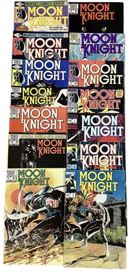 Lot 93 - Marvel Comics Moon Knight (1980's). To include Moon Knight #1 (1980) first apperance of Bushman and Khonshu, issues 24, 25, 29 and others. Together with Moon Knight special edition 1-3 (1983 and 19...