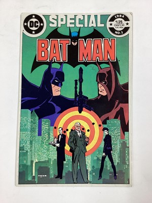 Lot 37 - DC Comics (1980's) Batman Anniversary's. Detective Comics #572 Fifty years anniversary issue, The Brave and the Bold #200 anniversary issue, Batman #400 anniversary issue, Detective Comics Batman's...