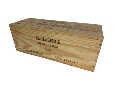 Lot 2 - Wine - 1 Double Magnum (3 Litre) Clarence de Haut Brion 2016, owc