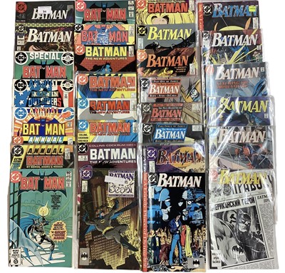 Lot 94 - Large quantity of DC Comics Batman incomplete run from #341-480 together with Batman Special #1 (1984), (1988) #12 Annual, (1987) #11 Annual, (1982) #8 Annual, (1984) #1 Annual, (1989) #13 Annual a...