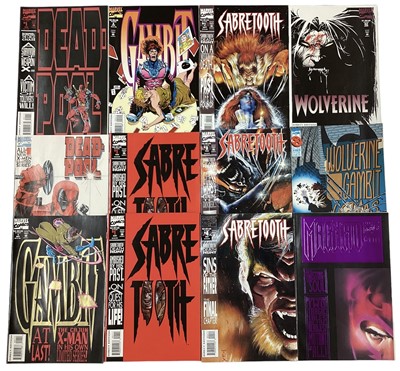 Lot 92 - Marvel Comics Deadpool #1 (1993), first solo series. Together with Gambit #1 and #2 (1993) first limited solo series and others. (12)