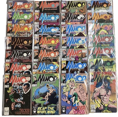 Lot 99 - Marvel Comics Namor the Sub Mariner #1 (1990). Also an incomplete run from issue 1 - 37, together with issue 50 and annuals 1 and 2. Approximately 40 comics.
