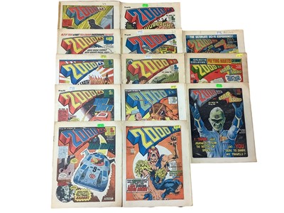 Lot 703 - Thirteen (1970's) 2000ad Magazine #20, 27, 34, 52, 54, 65, 68, 70, 78, 85, 89, 91, 92