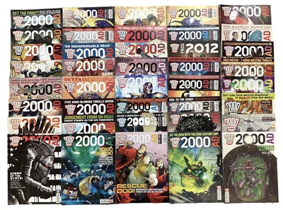 Lot 711 - Three large boxes of 2000 AD Magazines featuring Judge Dredd.
