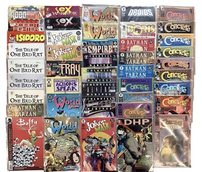 Lot 186 - Group of Dark Horse comics to include Concrete, the World Below, Star Wars Driods and others. Also to include Valiant comics, Epic comics and others including The Hobbit 1 - 3 (1989) Eclipse books....
