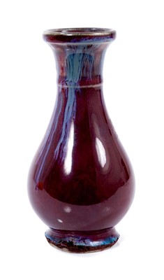 Lot 12 - Chinese flambé vase