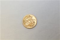 Lot 2126 - G.B. George V 1912 Gold Sovereign (N.B. edge...