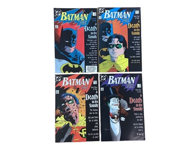 Lot 151 - DC Comics (1988) Batman "a death in the family" Book 1-4 #426 #427 #428 ( Death of Robin, Jason Todd killed by Joker) #429