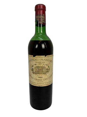 Lot 40 - Wine - one bottle, Chateau-Margaux 1969 Premier Drand Cru Classe