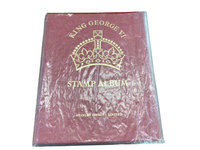 Lot 1425 - Stamps Stanley Gibbons King George VI album in pristine condition in original cardboard box.