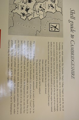Lot 844 - John Northcote Nash (1883-1977) coloured print - Shell guide to Cambridgeshire, printed by C. Nicholls & Co.
