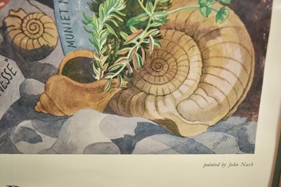 Lot 843 - John Northcote Nash (1883-1977) coloured print - Shell guide to Dorset, printed by C. Nicholls & Co.