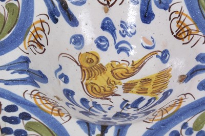 Lot 5 - Tin glazed barbers bowl
