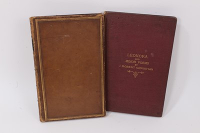 Lot 180 - J. Robert Christian inscribed two volumes