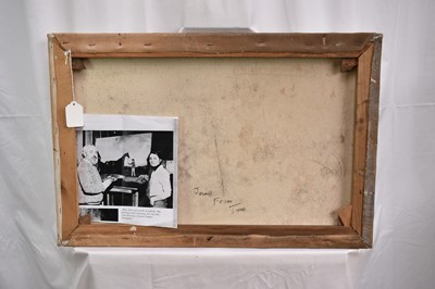 Lot 858 - *Tom Keating (1917-1984) oil on canvas after Stubbs, inscribed verso to Jane Kelly
