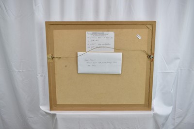 Lot 828 - *Charles Bartlett (1921-2014) watercolour - 'Seawall', signed, 24cm x 32cm, in glazed frame