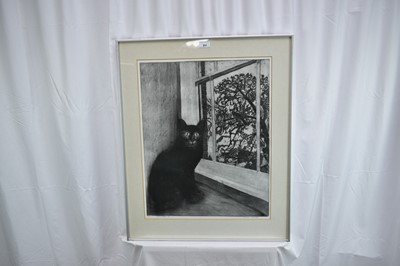 Lot 851 - *Richard Bawden (b.1936) signed limited edition etching - 'Birdwatcher' II, 59cm x 47cm, in glazed frame