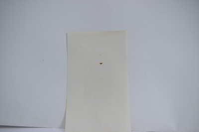 Lot 970 - Thomas Churchyard (1798-1865) watercolour - Anna Drawing, 15cm x 9.5cm, sheet numbered 42 and inscribed, 36.5cm x 22cm