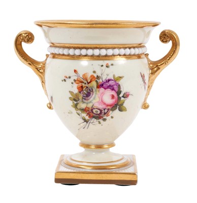 Lot 39 - Flight Barr and Barr miniature spill vase, circa 1820