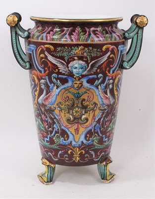 Lot 714 - Continental porcelain vase