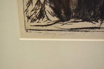 Lot 783 - Harry Becker (1865-1928) signed etching - Old Horse in the Shafts,  
Provenance: John Stevens Fine Art, Hadleigh Suffolk