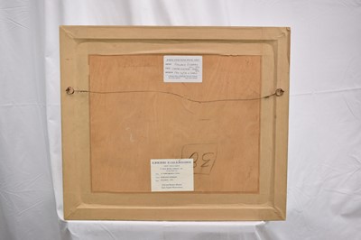 Lot 786 - *Rowland Suddaby (1912-1972) pen, watercolour and chalk - A Cambridgeshire Farm, signed, 26.5cm x 35cm, in glazed gilt frame