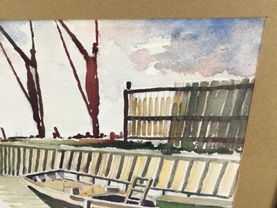 Lot 59 - Paul Earee (1888-1968) watercolour ‘Burnham on Crouch’, signed & inscribed LL, label verso, 27cm x 37cm, framed and glazed
