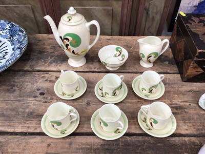 Lot 47 - Royal Doulton Art Deco Lynn pattern coffee set