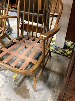 Lot 1259 - Ercol Windsor sofa, two chairs and footstool
