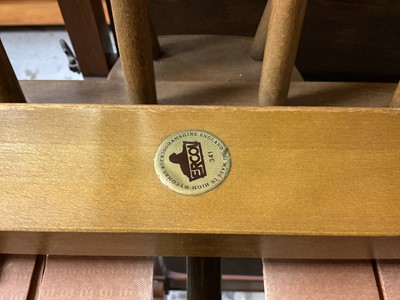 Lot 1259 - Ercol Windsor sofa, two chairs and footstool
