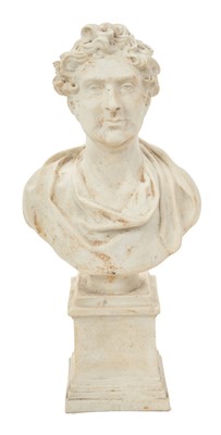 Lot 30 - Early 19th century Samuel Alcock & Co. bust of George IV