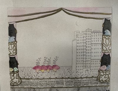 Lot 136 - K.Wilkinson: lithograph, Opening night, signed and numbered in pencil, 24x32cm