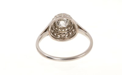 Lot 760 - Art Deco diamond single stone ring