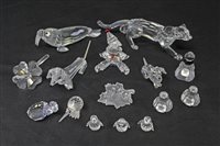 Lot 2198 - Group of eleven boxed Swarovski Silverer...