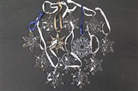 Lot 2199 - Group of twelve boxed Swarovski crystal...