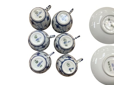 Lot 350 - Royal Copenhagen onion pattern teawares
