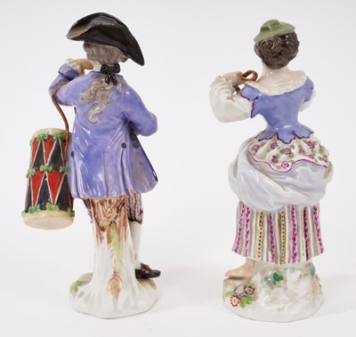 Lot 288 - Pair of Meissen figures