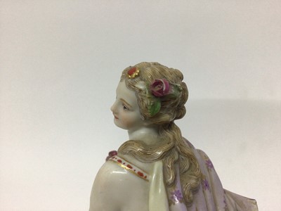 Lot 286 - Pair Meissen figures