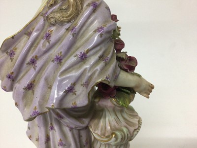 Lot 286 - Pair Meissen figures