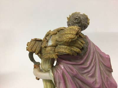 Lot 286 - Pair Meissen figures